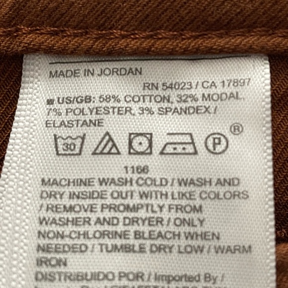 Banana Republic The Traveler Men’s 38X32 Rust Orange Jeans / Pants - Picture 10 of 10